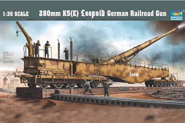 Trumpeter 1:35 00207 280 Mm Leopold German Railroad Gun