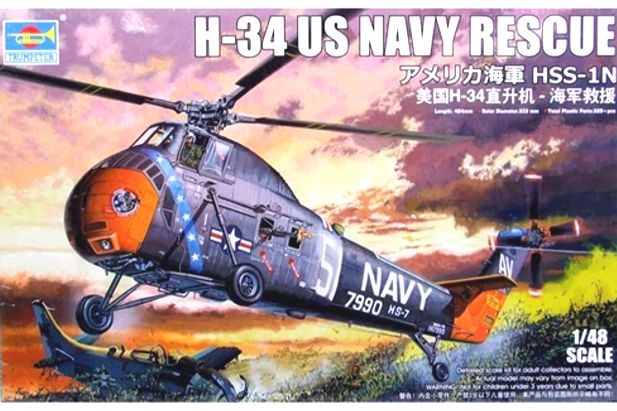 Trumpeter 1:48 2882 H-34 US Navy Rescue