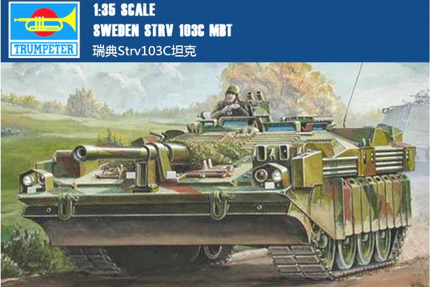 Trumpeter 1:35 00310 Sweden Strv 103C MBT
