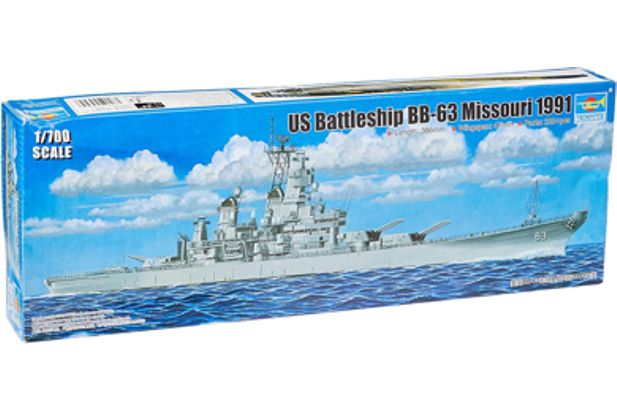 Trumpeter 1:700 5705 Schlachtschiff USS Missouri BB-63 1991