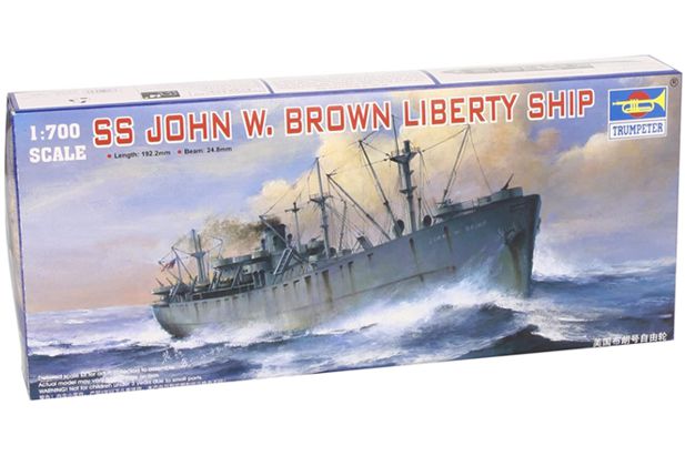 Trumpeter 1:700 5756 SS John W. Brown Liberty Ship