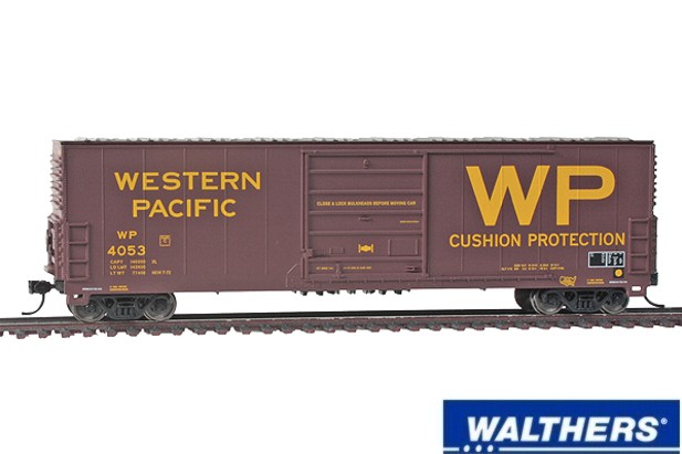 Walthers 932-60655 Evans 50ft Box Car Western Pacific(TM) #4053