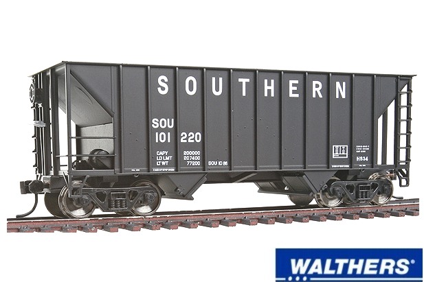 Walthers 932-7424 Greenville 100 Ton Twin Hopper Southern #103312