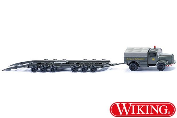Wiking Mercedes-Benz L 3500 Culemeyer Wagon-Carrying DB