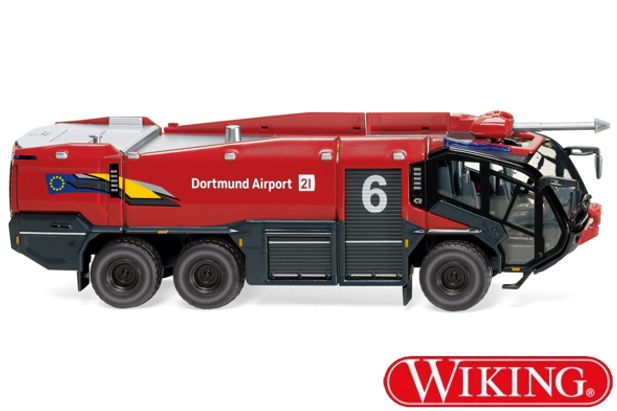 Wiking 62648  Feuerwehr Rosenbauer FLF Panther 6x6 Dortmund Airport