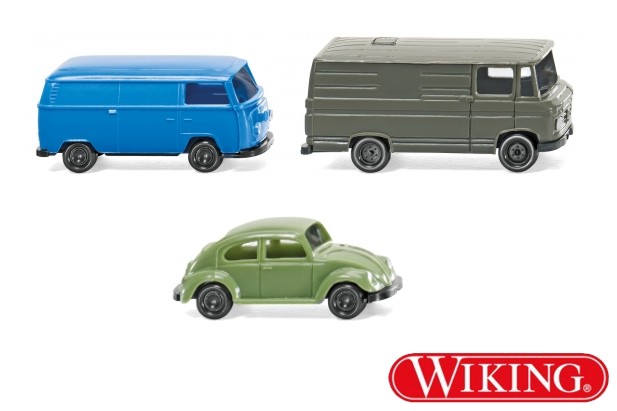Wiking 90301 Auto & Van 3-Vehicle Set  (Escala N)