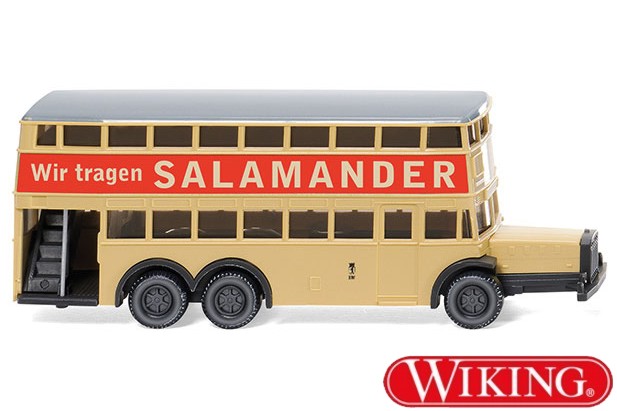 Wiking 97303 Double Deck Bus Salamander (Escala N)