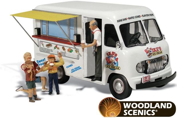 Woodland Scenics AS5338 Ike s Ice Cream Truck (Escala N)