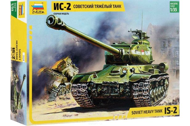 Zvezda 1:35 3524 Soviet Heavy Tank Josef Stalin IS-2