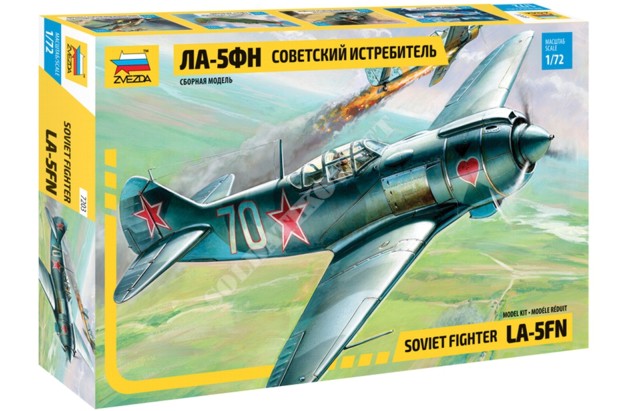 Zvezda 1:72 7203 Lavotchkin La-5 Fn Soviet Fighter