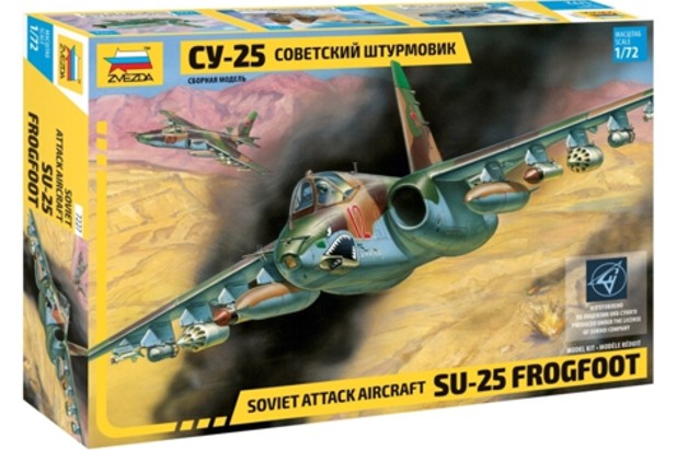 Zvezda 1:72 7227 Soviet Su-25 Frogfoot