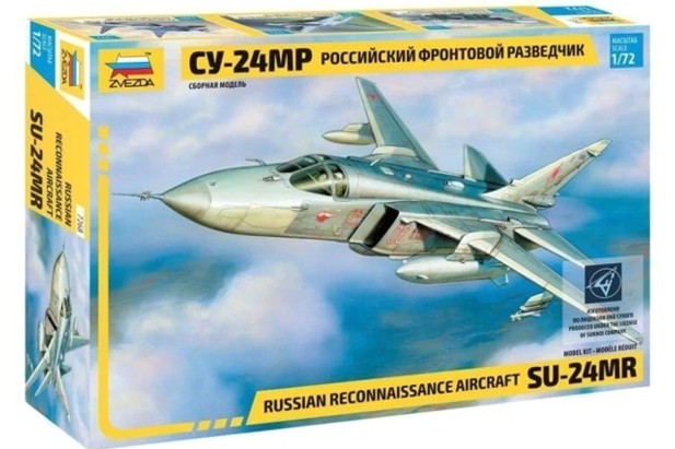 Zvezda 1:72 7268 Russian Reconnaissance Aircraft Su-24MR "Fencer-E"