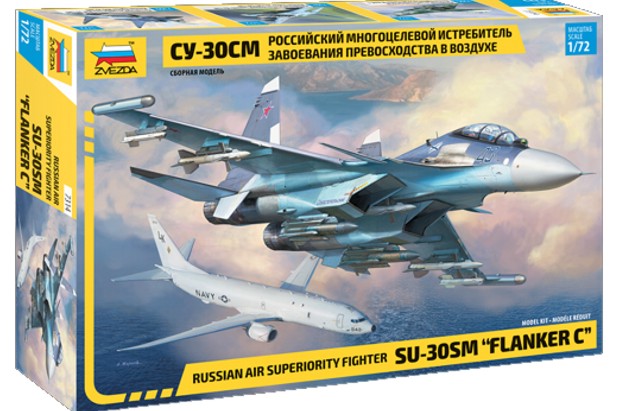 Zvezda 1:72 7314 Russian Air Superiority Fighter SU-30SM "FLANKER C"
