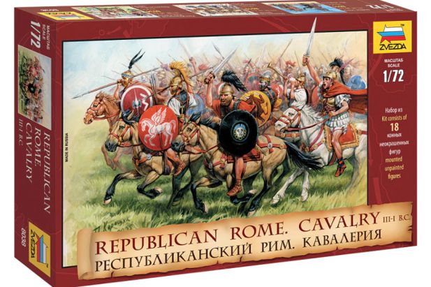 Zvezda 1:72 8038 Republican Rome Cavalry III - I B.C. - 18 Figuras